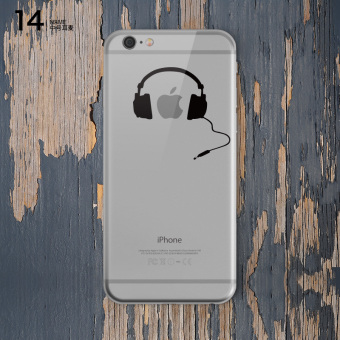 Gambar Ditambah iphone6s lokal stiker stiker ponsel