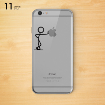 Gambar Ditambah iphone6s lokal stiker stiker ponsel