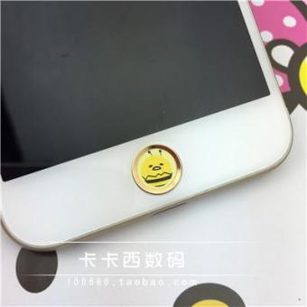 Gambar Ditambah iphone7 lucu sidik jari tombol stiker