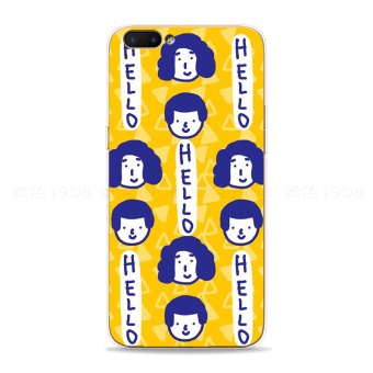 Gambar Ditambah Oppor11 A59 Karakter Soft Trendi Ukiran 3 Dimensi Casing HP
