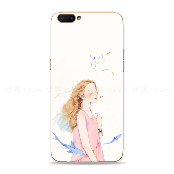 Gambar Ditambah Oppor11 A59 Sastra Soft Ukiran 3 Dimensi Elegan Casing HP