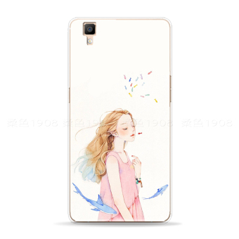 Gambar Ditambah oppoR7 A53 sastra lega lembut style handphone shell