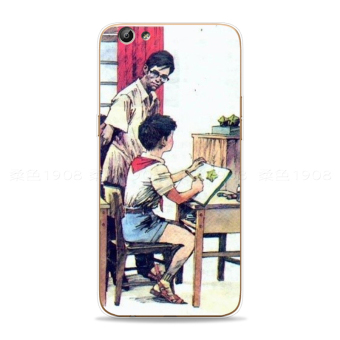 Gambar Ditambah oppor9 retro handphone shell soft cover buku teks