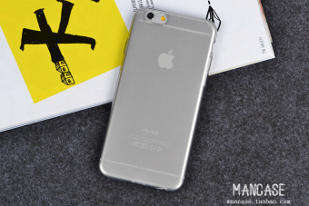 Gambar Ditambah phone6s transparan buah lengan pelindung shell telepon