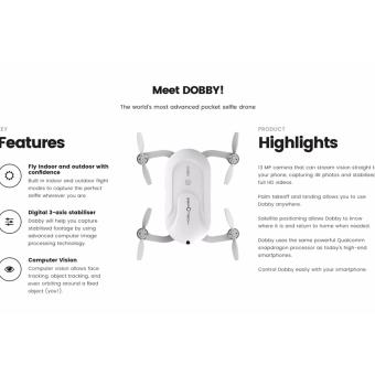 DOBBY ZEROTECH MINI SELFIE DRONE