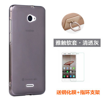 Gambar Doo doo s106m s106 s106m silikon transparan soft cover set ponsel