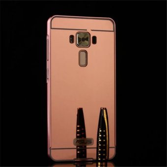 Gambar Elaike For Asus Zenfone 3 ZE552KL 2 in 1 Luxury Aluminum MetalMirror PC Phone Cover Case (Rose Gold)   intl