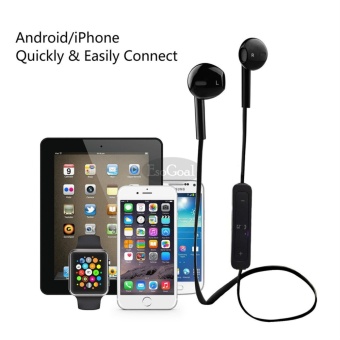 EsoGoal bluetooth nirkabel Headphone Sport Workout telinga tunas Gym headset berlari earphone tahan .