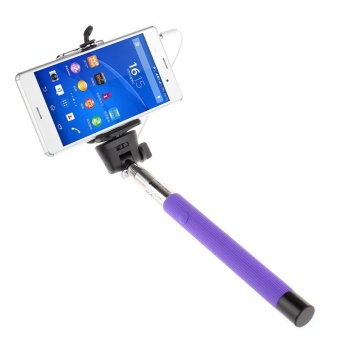 Gambar Extendable Handheld Self portrait Tripod Monopod For Android Purpl  intl