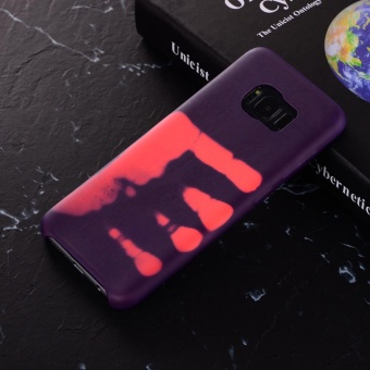 Gambar fangfang Physical Thermal Sensor Case Thermal Induction HotGradient Color Soft TPU Frosted Cover for Samsung S7edge   Purple  intl