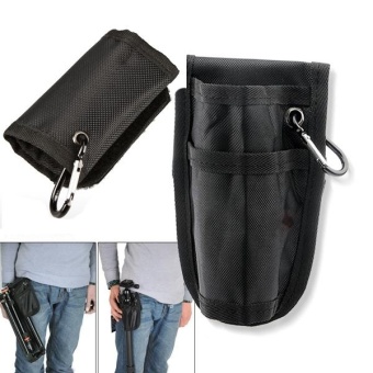 Gambar Fixed Portable Bag Waist Pouch Case with Hook+Buckle For CameraMonopod Tripod E   intl