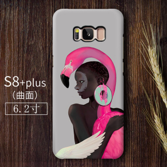 Gambar Flamingo S8 S8 setengah pak merek populer matte cangkang keras ponsel shell