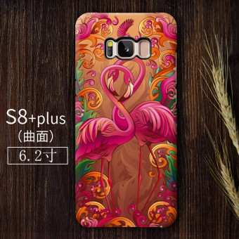 Gambar Flamingo S8 S8 setengah pak merek populer matte cangkang keras ponsel shell