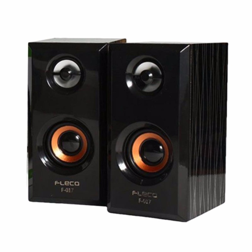 image: Fleco F-017 Wooden USB 2.0 Mini Speaker PC