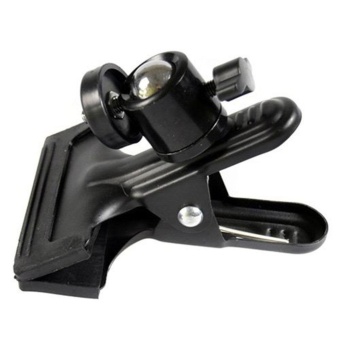 Gambar foonovom For Cameras and Flashes Tripod Black Clamp Multi FunctionClamp with Ball Head   intl