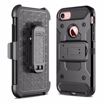 Gambar for Apple iPhone SE 5 5S [Steel Clamp] GuluGuru Heavy Duty AdvancedArmor Belt Clip Holster With Built in Kickstand Cell Phone DropProtection Case Cover   intl