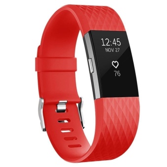 Gambar For Fitbit Charge 2 Bands, Adjustable Replacement Silicone SportStrap Bands for Fitbit Charge 2 Smartwatch Fitness Wristband   intl