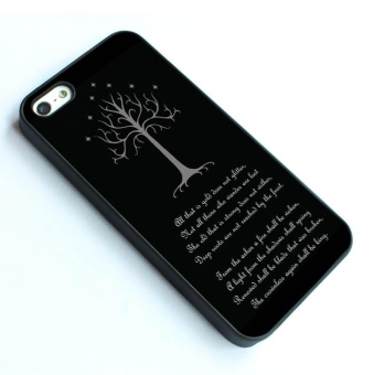 Gambar For iPhone SE phone case TPU cover The Lord of the Rings White Treeof Gondor   intl