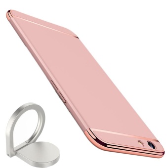 Gambar For OPPO F1S A59Phone Case + Finger Ring Holder  Luxury Chromed3in1 Hybrid Armor Shockproof Phone shell Hard PC Back Case  OPPOF1S A59 Anti falling cover Phone Protective for OPPO F1S A59  OPPOF1S A59 carrying case   intl