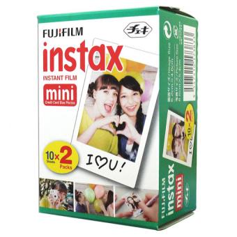 Gambar Fujifilm Instax Mini Putih Instan tepi 20 film untuk Fuji 7S 8 2550s 70 90 Polaroid 300 kamera instan berbagi SP 1