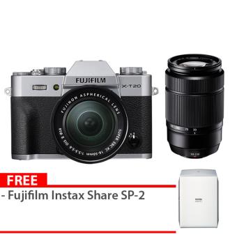 Fujifilm X-T20 Kit 16-50 & 50-230mm Silver  
