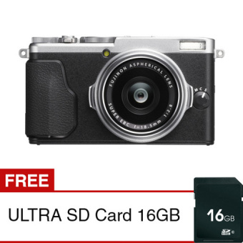 Fujifilm X70 16MP - Silver + Gratis Memory SDHC 16 GB  