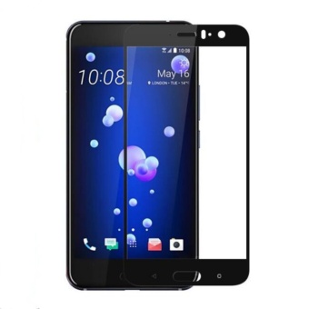 Gambar Full Covered Curved Tempered Glass Screen Protector for HTC U11   U11 (Black)   intl