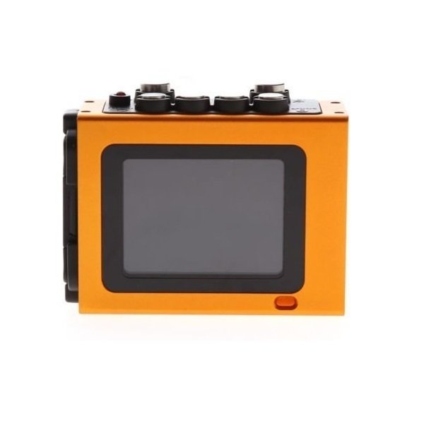 Full HD 1080 P SPORT Video Kamera Aksi Camcorder 60 M Waterproof 120 Derajat Wide Angle F35 (Orange)