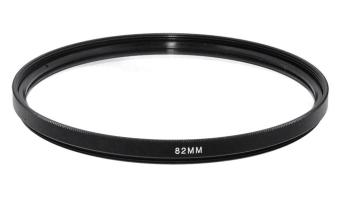 Gambar fuskm Black Universal Aluminum Alloy 82mm UV Protection Filter forDigital SLR Camera