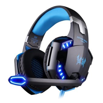 Gambar G2200 USB 7.1 Surround Sound Vibration Game Gaming Headphone Computer Headset Earphone Headband with Microphone LED Light   intl