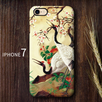 Gambar Gaya Oriental iphone7plus sastra matte cangkang keras ponsel shell