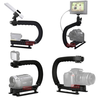 GearBear 6 In 1 C-Shape Rig Low Angle Position Steady Cam Handheld Stabilizer Handle Grip + Smart Cellphone Holder + Hot Shoe + Gift Tripod Adapters Mount For GoPro Hero 5 4 Session 3+ 3 2 1 Action Camera DSLR Camcorder Etc Juli 2018 - 5 GearBear 6 in 1 C-Shape Rig Low Angle Position Steady Cam Handheld Stabilizer handle Grip + Smart Cellphone Holder + Hot Shoe + Gift Tripod Adapters Mount For GoPro Hero 5 4 Session 3+ 3 2 1 Action Camera DSLR Camcorder etc - 5
