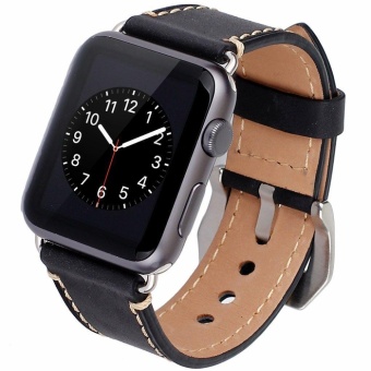 Gambar Genuine Leather Watchbands For Apple Watch Band Strap 38mm Bracelet  intl