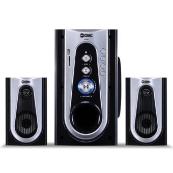 Gambar GMC 886M Speaker (Bluetooth, SD Card, USB) Bronze Silver   KhususJABODETABEK