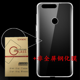 Gambar GNMN 8 Lite PRA AL00X Transparan Lengan Silikon Pelindung Handphone Set