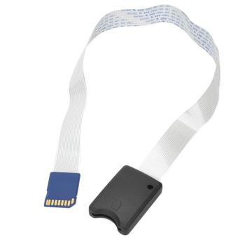 Gambar GPS SD   SDHC Card Reader Extension Cable   White + Black + Blue(48cm)   intl