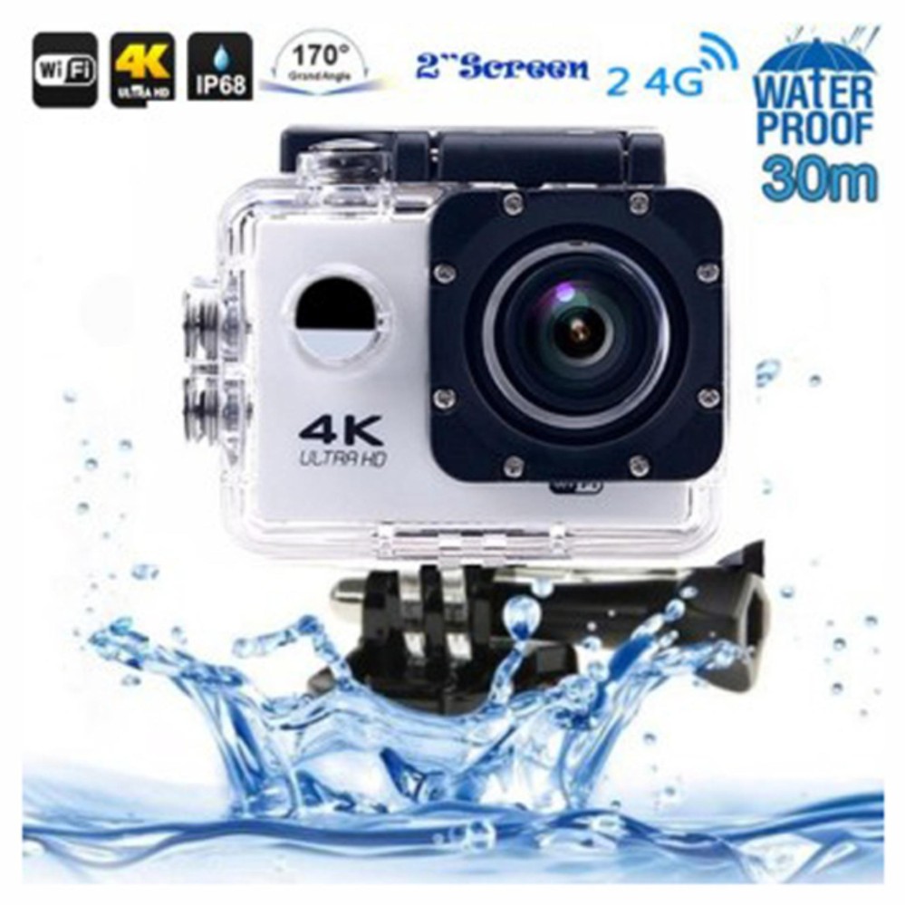 Grade AA Action Camera 4K+ UltraHD - 16MP - WIFI - Putih