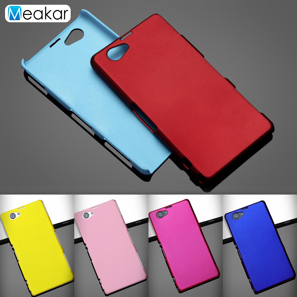 Grind arenaceous Hard Plastic shell 4.3 Phone Cover Case for SONY Z1 Compact .