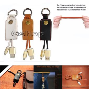 Gambar Gshop Kabel Data Lightning Gantungan Kunci Key Chain PortableLightning Cable for iPhone 6 6+ 5 5s Fast Charging