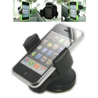 Gambar Gshop Universal Mobile Phone Windshield Car Holder 360 Degree TurnAround For All Mobile Phones