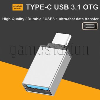 Gambar GStation Metal Type C Male to USB 3.0 A Female Adapter ConverterUSB 3.1 OTG