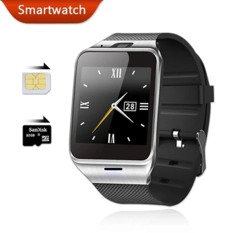 GV18 Jam Tangan Ponsel Pintar Dengan 8 GB Kartu Memori Dan Headset Bluetooth (hitam) - International September 2018 - 3 GV18 jam tangan ponsel pintar dengan 8 GB kartu memori dan Headset Bluetooth (hitam) - International - 3