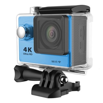 H9 4K 2 inch WIFI 1080P 170Degree Wide Angle Lens Full HD Extreme Sport DV(Blue) - intl  