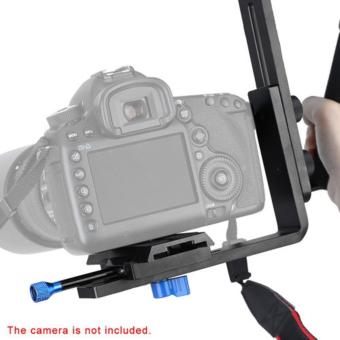 Handheld Stabilizer Camera Rig Gimbal 2-Axis for DSLR Canon NikonSony - Black