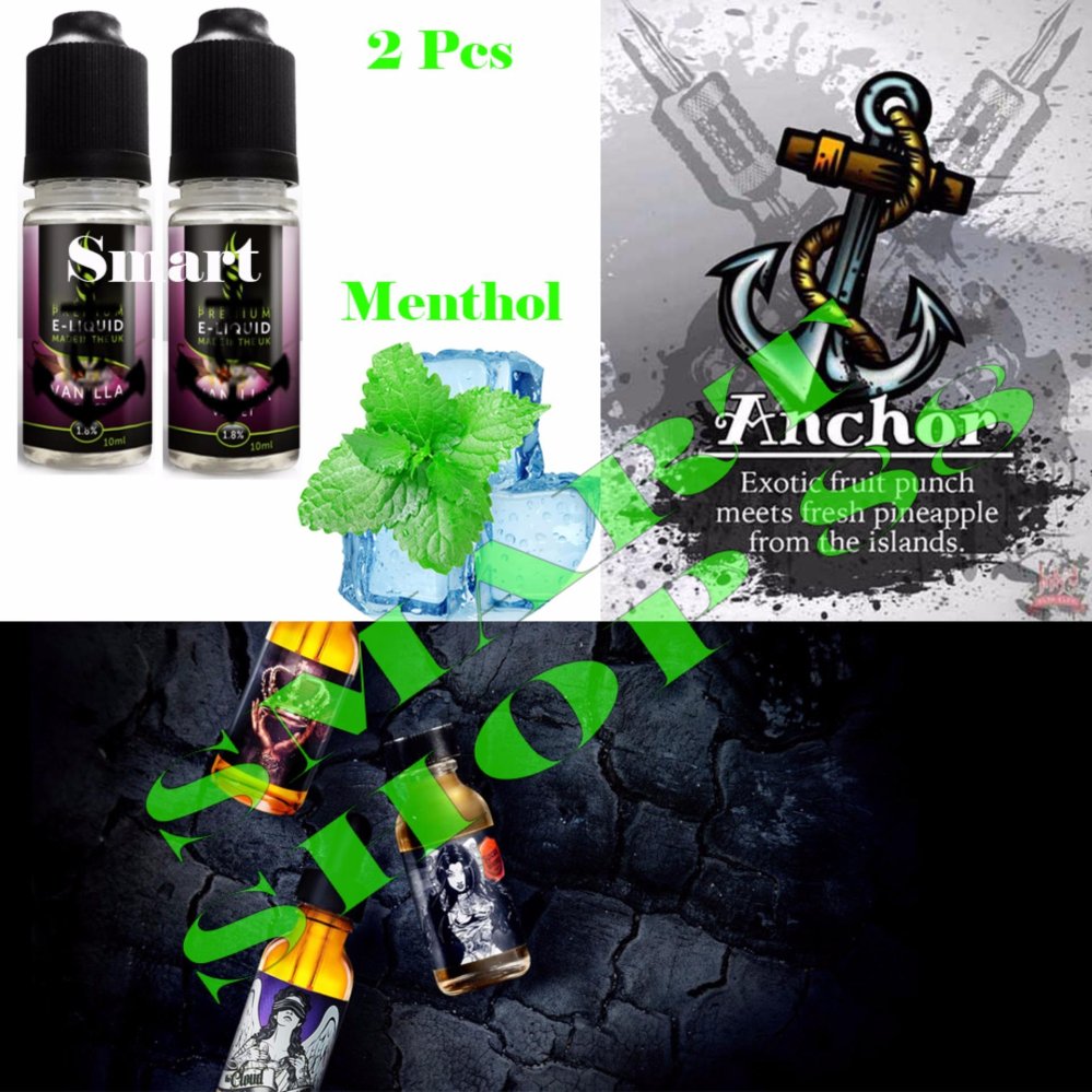 Happy Premium E-Liquid Rokok Elektrik - Menthol 2 Pcs