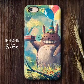 Gambar Hayao Miyazaki 6iphone6plus lucu kartun cangkang keras My Neighbor Totoro