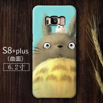 Gambar Hayao Miyazaki s8 s8plus Note8 lucu Permukaan merek Drop cangkang keras My Neighbor Totoro