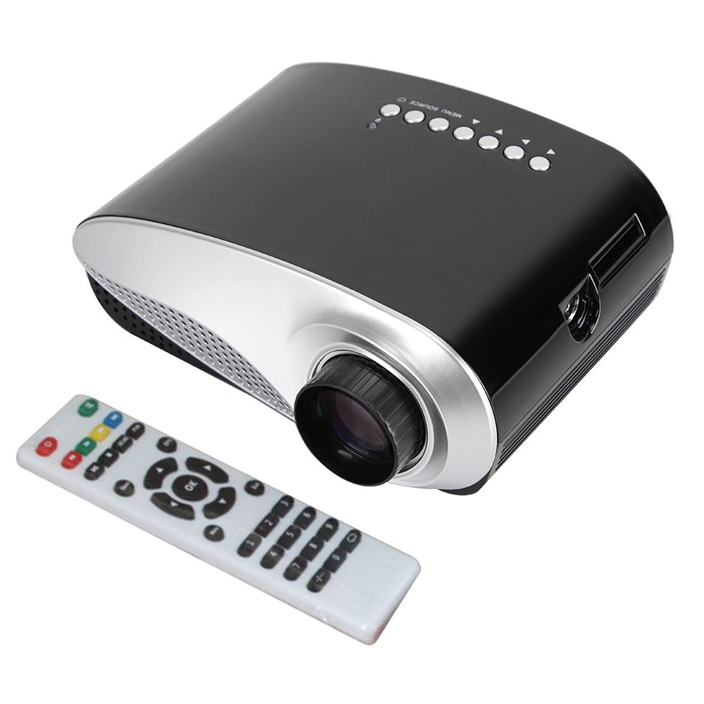 HD LED Projector Full HD 1080P Home Cinema Theater Projection Machine Support PC Laptop Multimedia Player HD VGA USB AV Port Enjoy Video Movie Game for Business Education Training & Home Entertainment Use (Intl) - intl