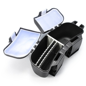 Gambar HDL Compartments Fishing Lures Bait Bag Waist Belt Tackle Hook ReelBox Storage Case   intl