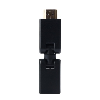 Gambar HDMI Adapter Rotating Twister Female to Male Coupler 360 DegreeSwivel 24K   intl